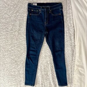 Dark Blue Women's Skinny High Rise  Jeans